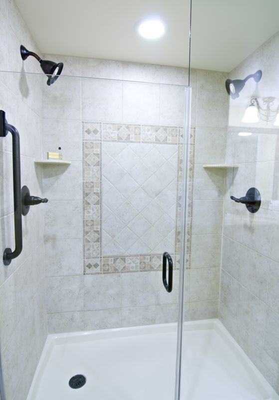 Elegant Shower with Tiling